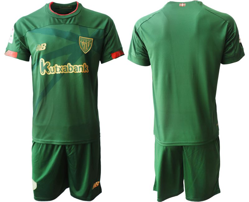 Men 2019-2020 club Athletic Bilbao away blank green Soccer Jerseys